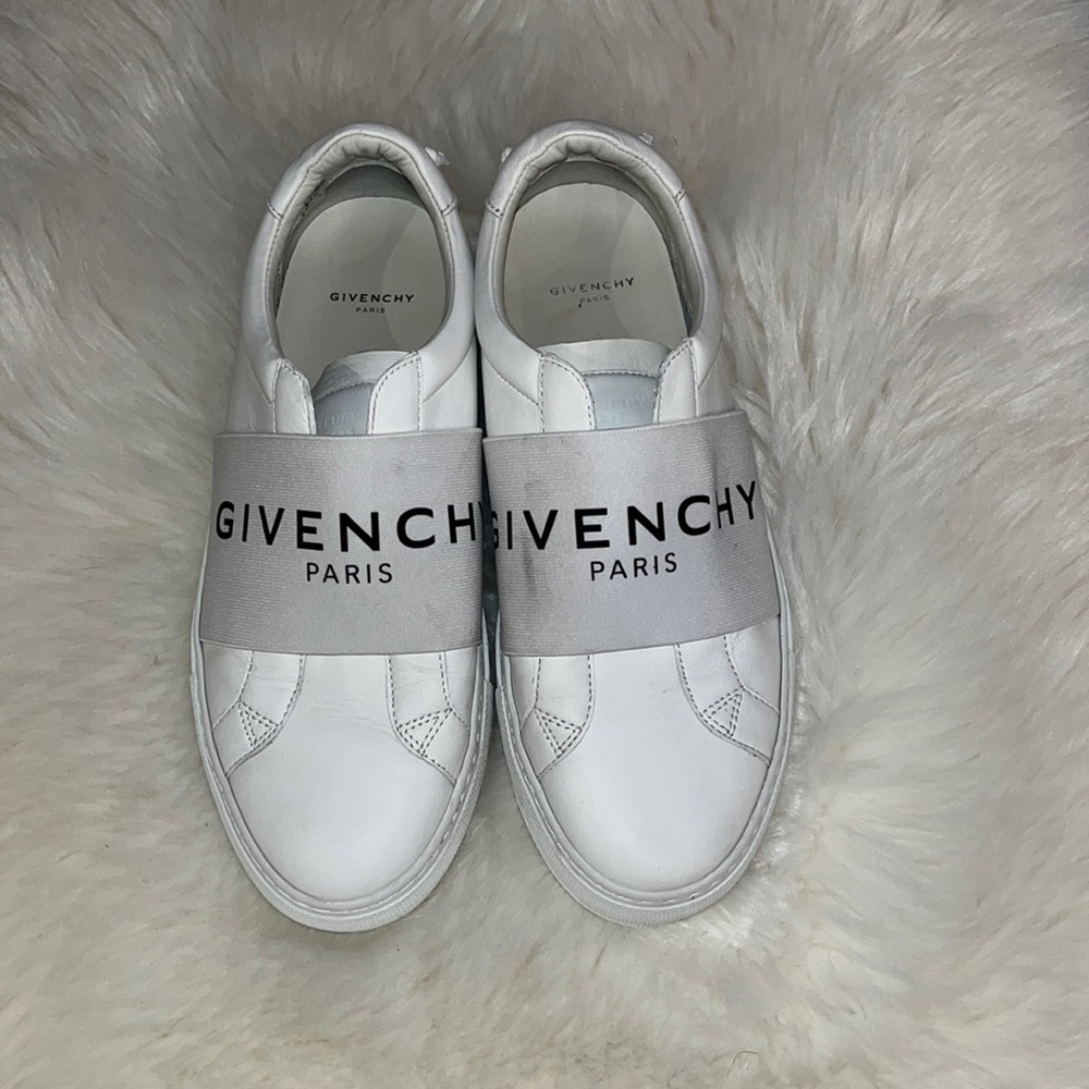 Givenchy Urban Street Logo Strap White Sneakers